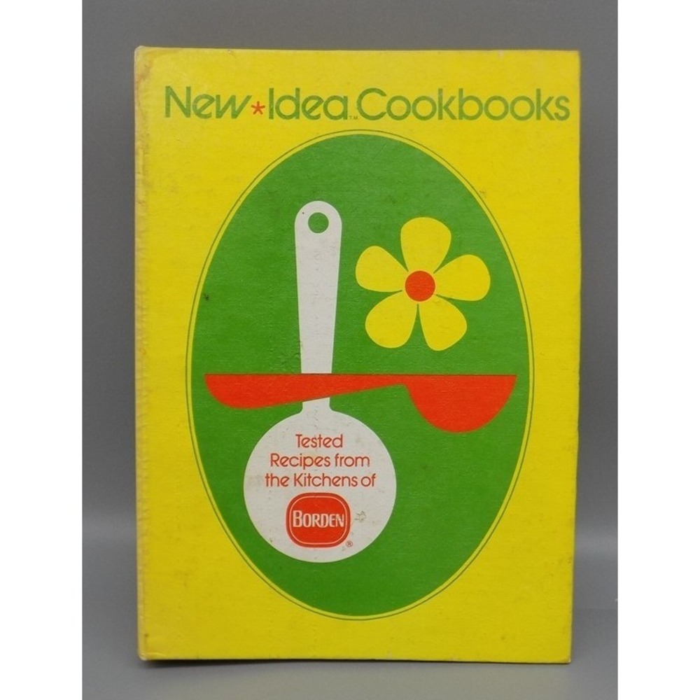 1978 Borden New Idea Cookbooks Binder w/ 7 Booklets Lite Line Realemon Wylers HB